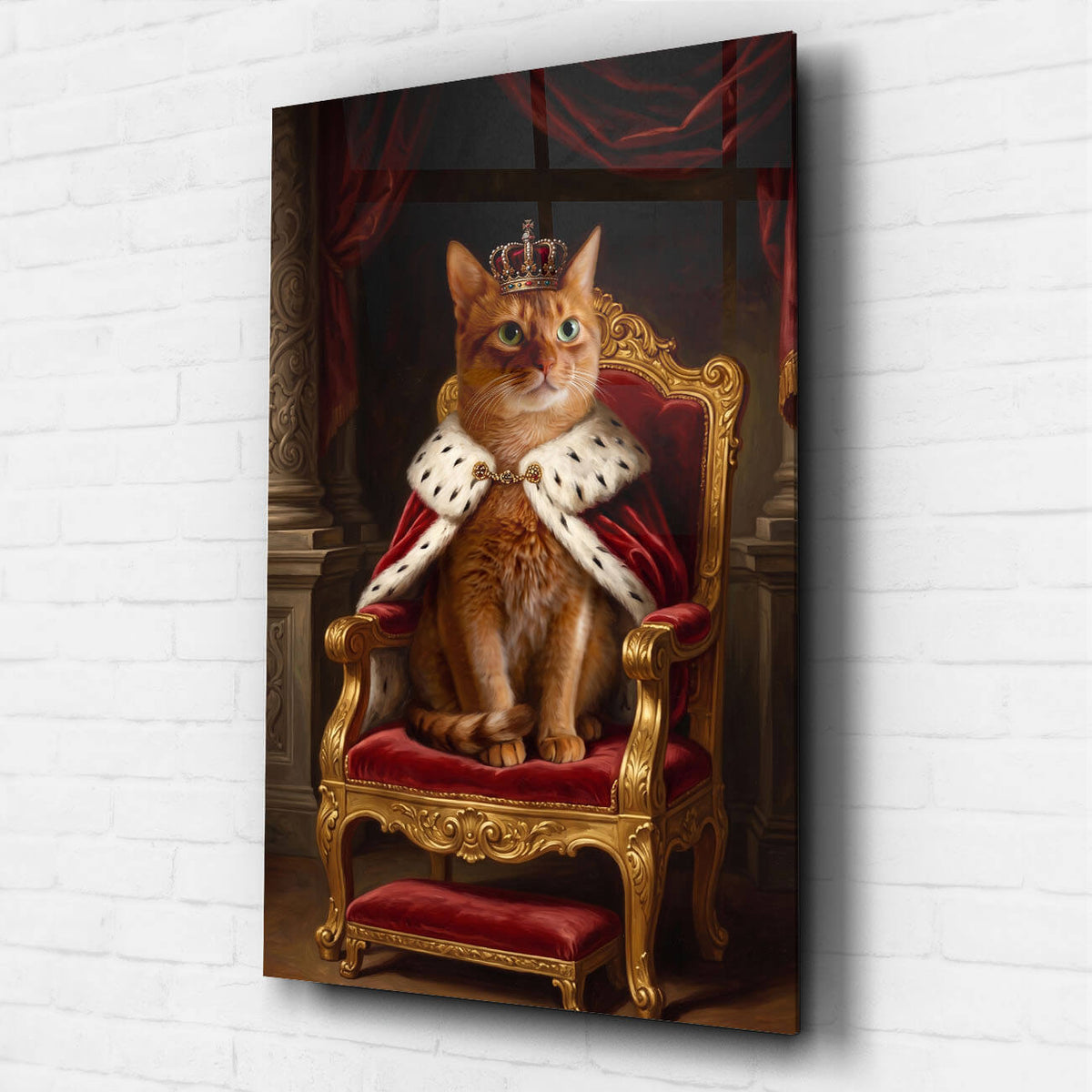 Cat Portrait in Renaissance Style from your photo - acrylic glass