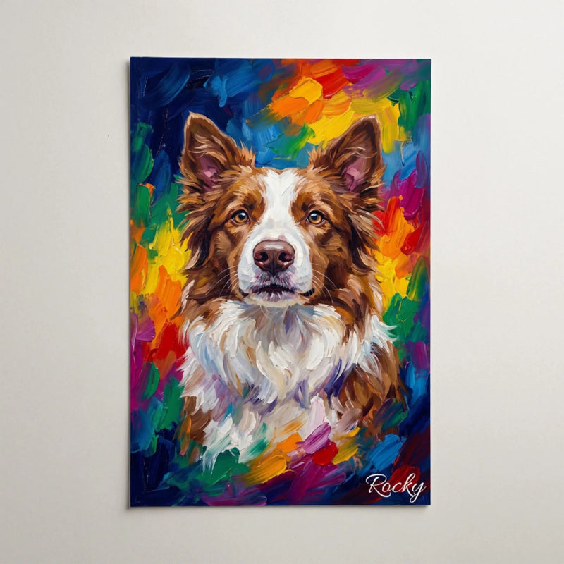 Pet Portrait in Pop Art Style