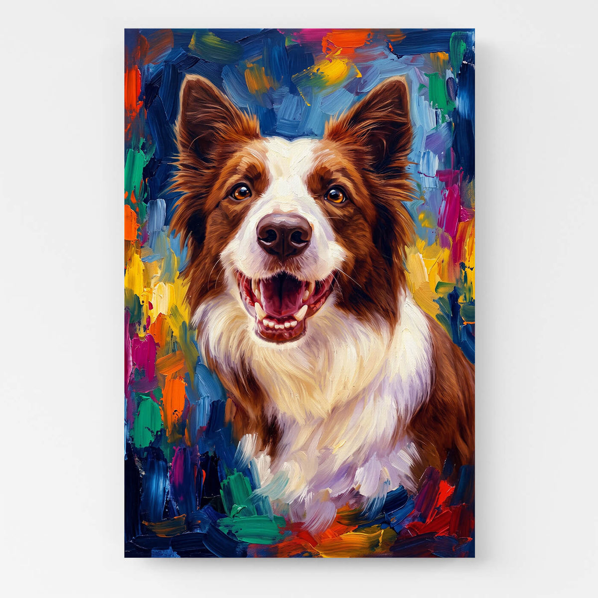 Dog Portrait in Pop Art Style from your photo - canvas