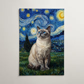 Dog portrait in Van Gogh style from your photo - poster