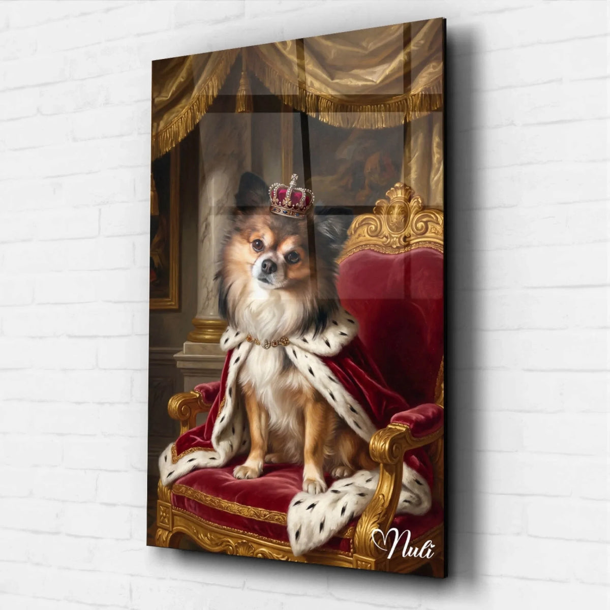 Dog Portrait in Renaissance Style from your photo - acrylic glass