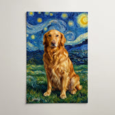 Dog portrait in Van Gogh style from your photo - poster