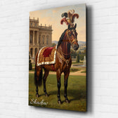 Dog portrait in Renaissance style from your photo - acrylic glass