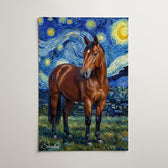 Dog portrait in Van Gogh style from your photo - poster